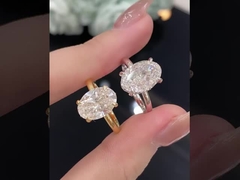 실험실 성장 다이아몬드 보석