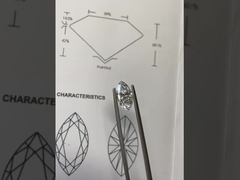 랩 그로운 마퀴즈 다이아몬드 VVS-VS D-F 컬러 IGI 인증