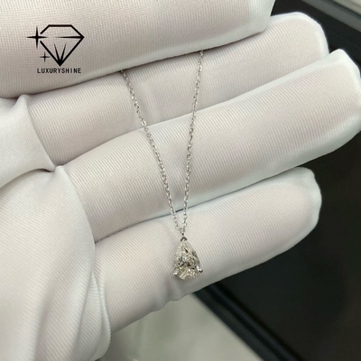 Luxury Diamond Necklace with VS2 Clarity Diamond and 18k/Rose Gold Plated Customized High Jewelry Pendant