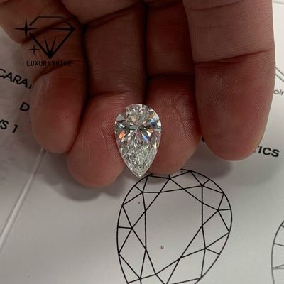 Lab Grown Pear Diamond VVS-VS Clarity D-F Color IGI Certified