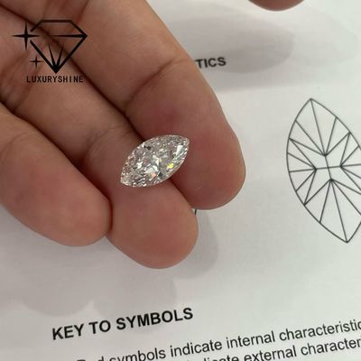 Lab Grown Marquise Diamond VVS-VS D-F Color IGI Certified