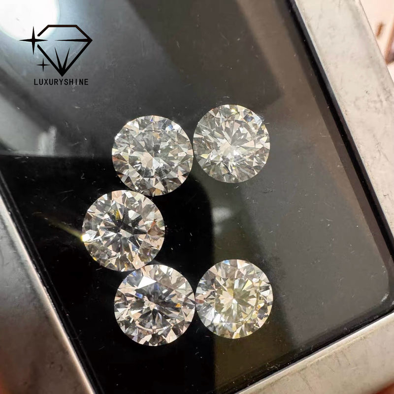 LuxuryShine 100% Real Diamond VVS1 White Round Shape Excellent Cut Lab Grown Diamonds With IGI Certificate