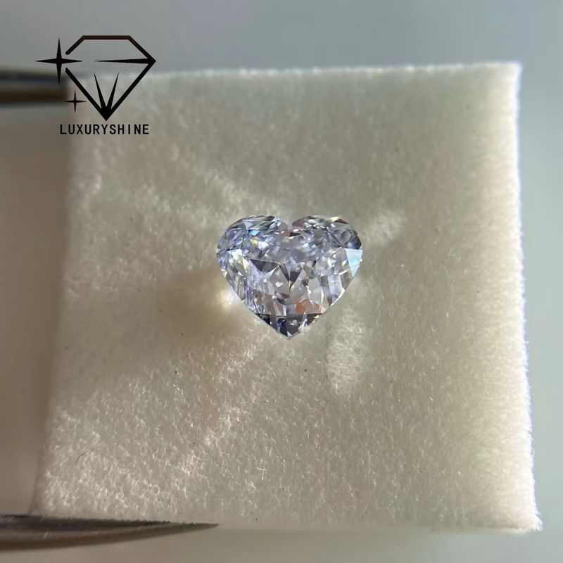 품질 LuxuryShine VVS1-VS2 Heart Excellent Cut Lab Grown Diamond Real Diamonds & Wedding Jewelry & Customized Jewelry Support Special Customization 공장
