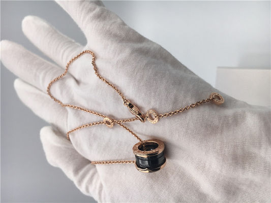 품질 블랙 세라믹과 여성의 CL855762 명품 보석 비 Zero1 Necklace18K 핑크 골드 공장