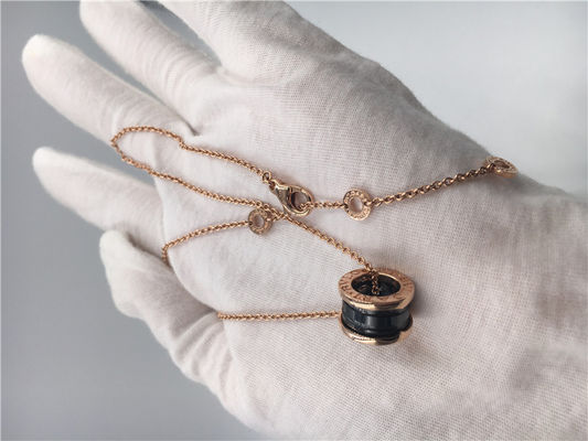 품질 블랙 세라믹과 여성의 CL855762 명품 보석 비 Zero1 Necklace18K 핑크 골드 공장