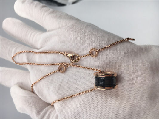 품질 블랙 세라믹과 여성의 CL855762 명품 보석 비 Zero1 Necklace18K 핑크 골드 공장