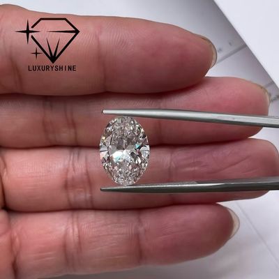 품질 LuxuryShine 0.1-10CT VVS2 랩 그로운 다이아몬드 D-F 컬러 화이트 오벌 엑설런트 컷, IGI 인증서 3EX 컷 스톤 by LuxuryShine 공장