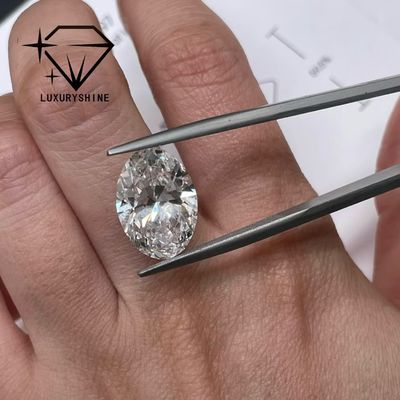 품질 LuxuryShine 0.1-10CT VVS2 랩 그로운 다이아몬드 D-F 컬러 화이트 오벌 엑설런트 컷, IGI 인증서 3EX 컷 스톤 by LuxuryShine 공장