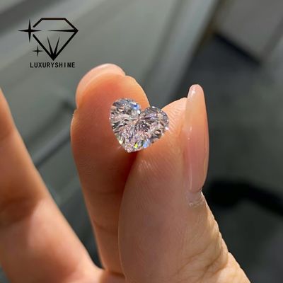품질 LuxuryShine VS1 화이트 하트 엑설런트 컷 랩 그로운 다이아몬드 1CT 2CT 3CT 4CT 5CT 특별 맞춤 제작 지원 공장