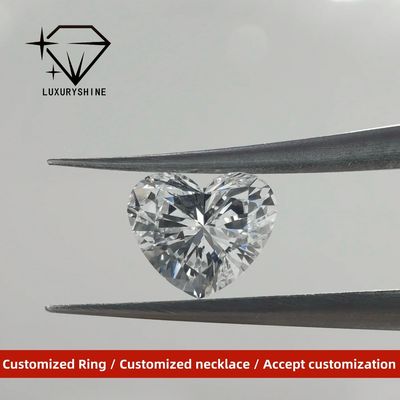 품질 럭셔리 쉐인 VVS2 백색 심장 우수한 절단 실험실 자란 다이아몬드 1CT 2CT 3CT 4CT 5CT 지원 특별 사용자 정의 공장