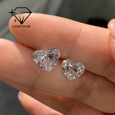 품질 럭셔리 쉐인 VVS2 백색 심장 우수한 절단 실험실 자란 다이아몬드 1CT 2CT 3CT 4CT 5CT 지원 특별 사용자 정의 공장