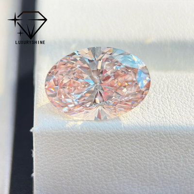 LuxuryShine 1-10CT 팬시 핑크 오벌 랩 그로운 다이아몬드 VVS-VS 루스 다이아몬드 맞춤형 주얼리 (IGI 인증서 포함)﻿