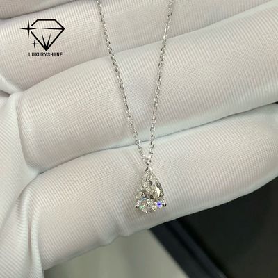품질 여성을 위한 18k 로즈 골드 도금 VS2 등급 및 엑설런트 컷 럭셔리 다이아몬드 목걸이 공장