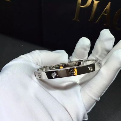품질 브랜드 보석 사랑 팔찌 4 다이아몬드 옐로우 골드 Diamonds18k Gold 공장