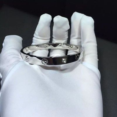 품질 브랜드 보석 사랑 팔찌 4 다이아몬드 옐로우 골드 Diamonds18k Gold 공장