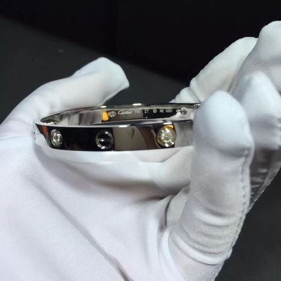 품질 브랜드 보석 사랑 팔찌 4 다이아몬드 옐로우 골드 Diamonds18k Gold 공장